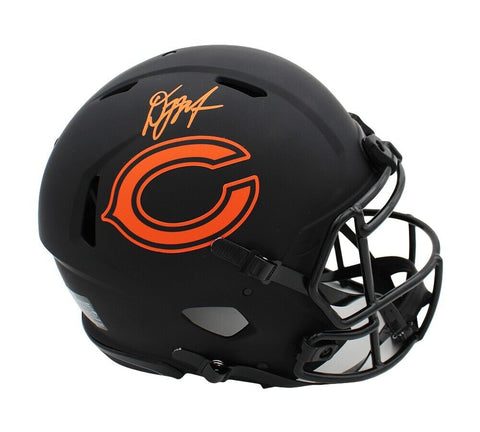DJ Moore Signed Chicago Bears Speed Authentic Eclipse NFL Helmet