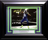 KAM CHANCELLOR AUTOGRAPHED FRAMED 8X10 PHOTO SEATTLE SEAHAWKS MCS HOLO 223772