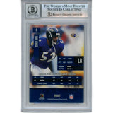 Ray Lewis Autographed 2003 Presige Xtra Points #11 Trading Card Beckett 53002