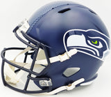 BYRON MURPHY II AUTOGRAPHED SEAHAWKS BLUE FULL SIZE SPEED HELMET MCS HOLO 235597