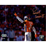 Patrick Surtain Autographed Denver Broncos 8x10 Photo Beckett Witness 50781