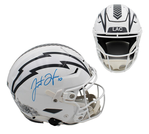 chargers speedflex helmet Justin Herbert Signed Los Angeles Chargers Speed Flex Authentic STS NF – Super Sports Center