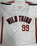 CHARLIE SHEEN Signed Custom "Ricky Vaughn" Jersey AUTO - Major League - BAS