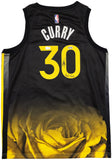 WARRIORS STEPHEN CURRY AUTOGRAPHED NIKE SWINGMAN JERSEY 48 CHEF BECKETT 237091