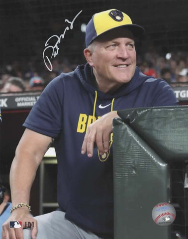 PAT MURPHY Signed 8x10 Photo #5 AUTO - Milwaukee Brewers MLB - BAS