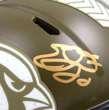 Emmitt Smith Signed Cardinals Salute to Service Speed Mini Helmet-Beckett W Holo