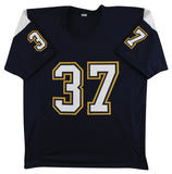 Rodney Harrison Authentic Signed Navy Blue Pro Style Jersey Autographed BAS