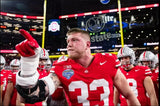 Jack Sawyer Signed Ohio State Buckeyes Jersey (Beckett) 2024 CFP National Champ