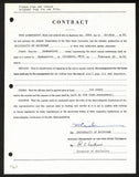 Fritz Crisler HOF Michigan Head Coach Signed/Auto Contract PSA BA199018
