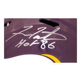 Fran Tarkenton Autographed Minnesota Vikings F/S TB Helmet Beckett 44018