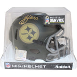 Jack Sawyer Autographed Pittsburgh Steelers Mini Helmet 25 STS Beckett WIT 53146