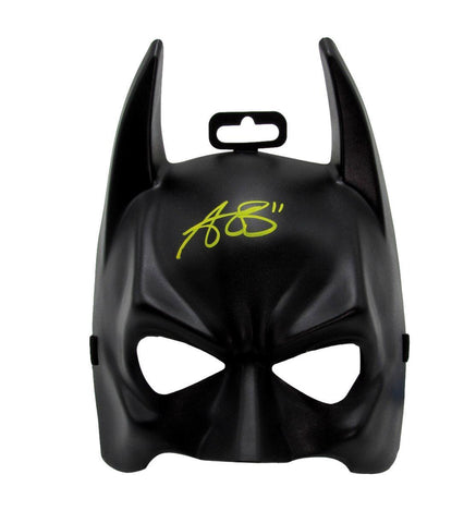 A.J. Brown Autographed Black Batman Mask Philadelphia Eagles Beckett 183621