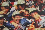 Colorado Avalanche 1996 Stanley Cup Champs Team Signed Canvas