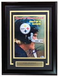 Terry Bradshaw Signed Framed Steelers 1974 Sports Illustrated Magazine Cover BAS