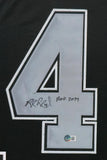 FRAMED L.A. KINGS ROB BLAKE AUTOGRAPHED SIGNED INSCRIBED JERSEY BECKETT HOLO