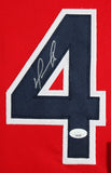 David Ortiz Authentic Signed Red Pro Style Framed Jersey Autographed JSA