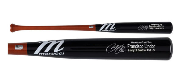 Francisco Lindor Autographed New York Mets Marucci Game Model Bat Fanatics