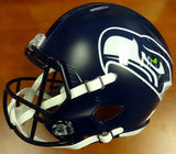 RUSSELL WILSON AUTO SEAHAWKS FULL SIZE SPEED HELMET IN GREEN RW HOLO 94105