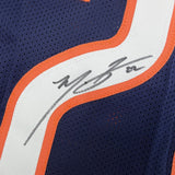 Autographed/Signed Matt Forte Chicago Blue Football Jersey Beckett BAS COA