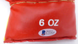 Sir Henry Cooper Autographed Signed Red Boxing Glove Beckett BAS #C71414
