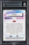 Mike "The Miz" Mizanin Signed 2021 Topps Chrome WWE #44 Card BAS Slabbed
