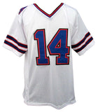 Frank Reich Signed/Autographed Bills Custom Football Jersey JSA 160011