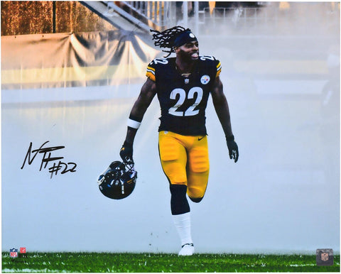 Najee Harris Pittsburgh Steelers Autographed 16" x 20" Smoke Run Out Photograph