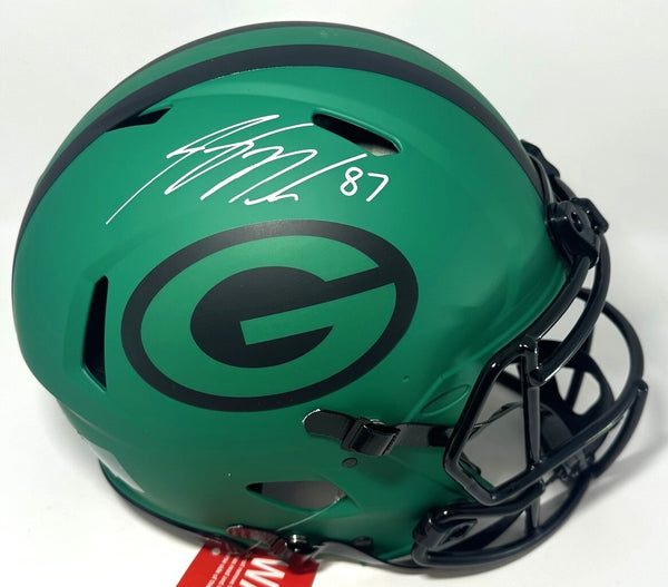 Packers JORDY NELSON Signed Full Size Riddell Authentic RAVE Speed Helmet AUTO