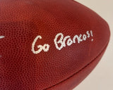 Patrick Surtain II Autographed/Inscribed 'Go Broncos' NFL Football BAS COA