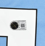 Rayan Cherki Autographed Manchester City Home Soccer Jersey #10 - Beckett *M