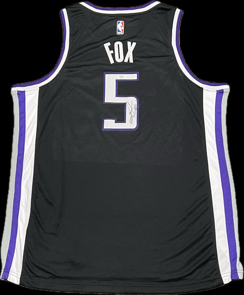 De'Aaron Fox Signed Jersey PSA Sacramento Kings Autographed