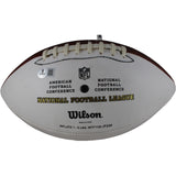 John Elway Autographed/Signed NFL Logo Football Beckett Authentication 50039