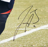 JOE BURROW AUTOGRAPHED SIGNED FRAMED 16X20 PHOTO BENGALS FANATICS HOLO 206952