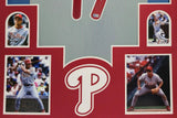 FRAMED PHILADELPHIA PHILLIES SCOTT ROLEN AUTOGRAPHED SIGNED JERSEY BECKETT HOLO