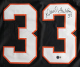 David Fulcher Signed Cincinnati Bengals Black Jersey (Beckett) 3xPro Bowl D.B.