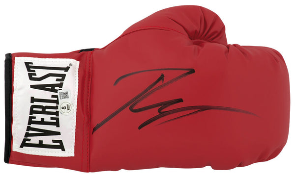 Ryan Garcia Signed Everlast Red Boxing Glove - (BECKETT COA)