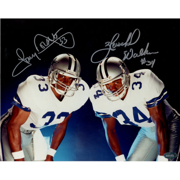 Tony Dorsett Herschel Walker Signed Dallas Cowboys 8x10 Photo Mtd Memories 51523