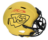 Kenneth Walker III Autographed Chiefs 'RAVE' Full Size Speed Helmet Beckett