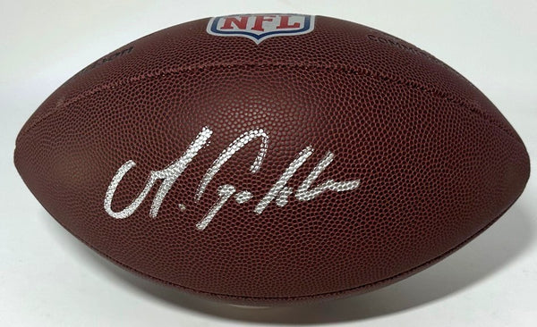 Packers Receiver MATTHEW GOLDEN Signed Wilson NFL Replica Football AUTO - BAS