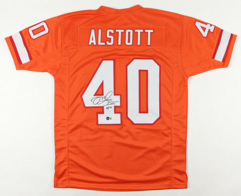 Mike Alstott Signed Tampa Bay Buccaneers Jersey (Beckett Hologram) 6xPro Bowl FB