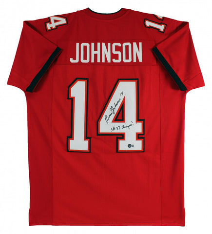 Brad Johnson Signed Tampa Bay Buccaneers Jersey Inscribed "SB 37 Champs"/Beckett