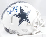 Brandon Aubrey Autographed Dallas Cowboys Salute 2024 Speed Mini Helmet - Prova