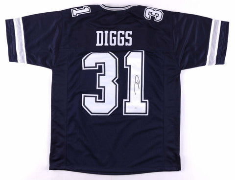 Trevon Diggs Dallas Cowboys Autographed Signed Rookie Football Jersey JSA