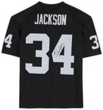 Bo Jackson Oakland Raiders Signed Black Mitchell & Ness Replica Jersey