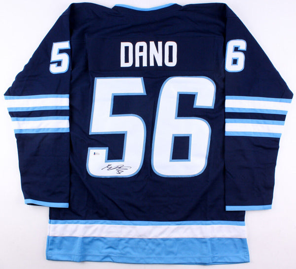 Marko Dano Signed Jets Jersey (Beckett COA) Playing career 2014-present