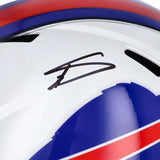 Stefon Diggs Buffalo Bills Autographed Riddell Speed Replica Helmet