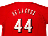 Elly De La Cruz Cincinnati Signed Red Baseball Jersey BAS