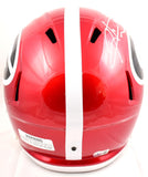 Hines Ward Autographed Georgia F/S Flash Speed Helmet -Beckett W Hologram *White