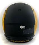 KURT WARNER SIGNED RAMS FS ECLIPSE SPEED AUTHENTIC HELMET BECKETT COA