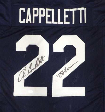 Penn State John Cappelletti Autographed Blue Jersey "73 Heisman" JSA #WB104150